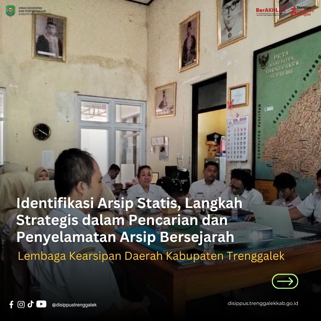 Bidang Kearsipan Selenggarakan Rapat Koordinasi Identifikasi Arsip Statis untuk Mendukung Penyelamatan Memori Kolektif Daerah.